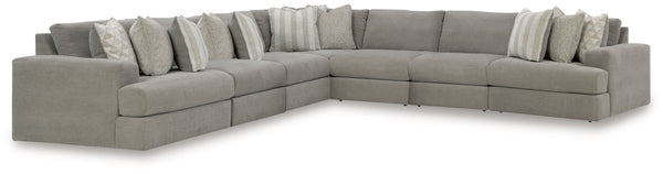 Avaliyah - Sectional Dark Gray 7 Pc. Sectional