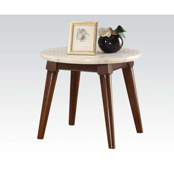 Gasha - Table White End Tables