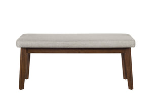 Salerno - Bench - Gray / Brown