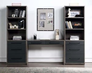 Estevon - Bookshelf - Gray Oak Finish