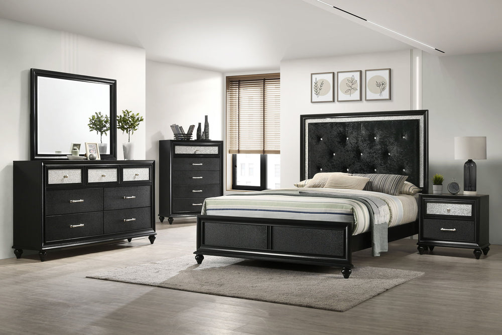 Lila - Nightstand - Black