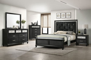 Lila - Nightstand - Black