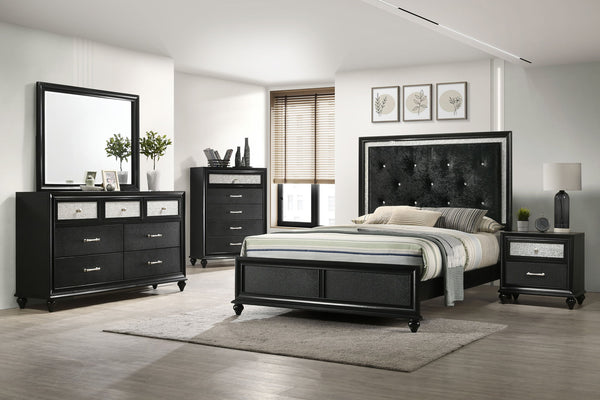 Lila - Nightstand - Black