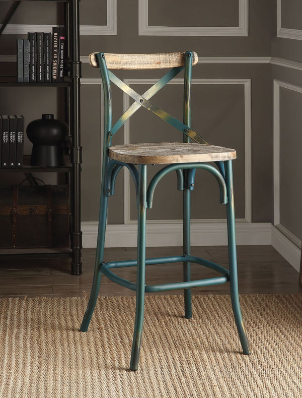 Zaire - Bar Chair (1Pc) Blue