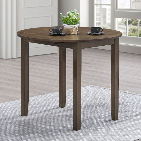 Damica - Dining Table Walnut 35"W x 35"D x 30"H