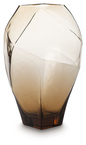 Ewart - Vase Light Brown 8"W x 8"D x 12"H