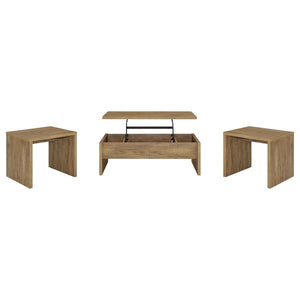 Canoga - Lift Top Cocktail Coffee Table Set - Mango