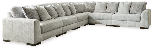 Regent Park - Sectional Dark Gray 6 Pc. Sectional