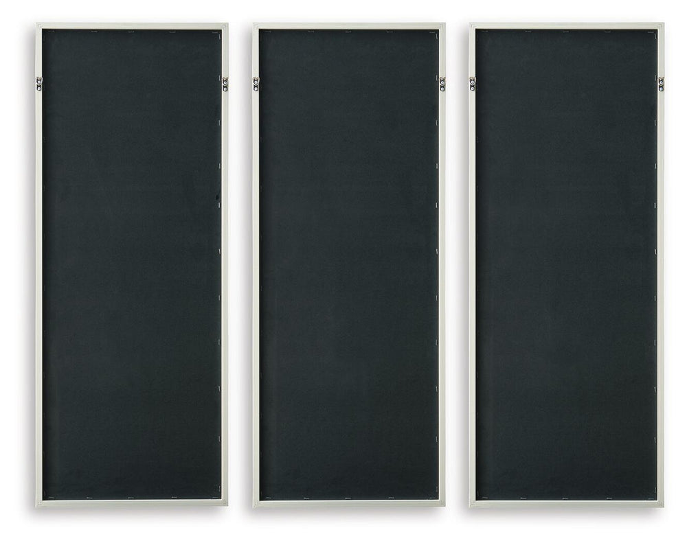 Dixonburg - Wall Art Set (Set of 3) - Taupe / Gray