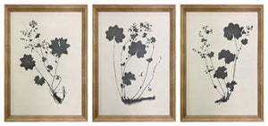 Huddwick - Wall Art Set (Set of 3) - Linen / Black