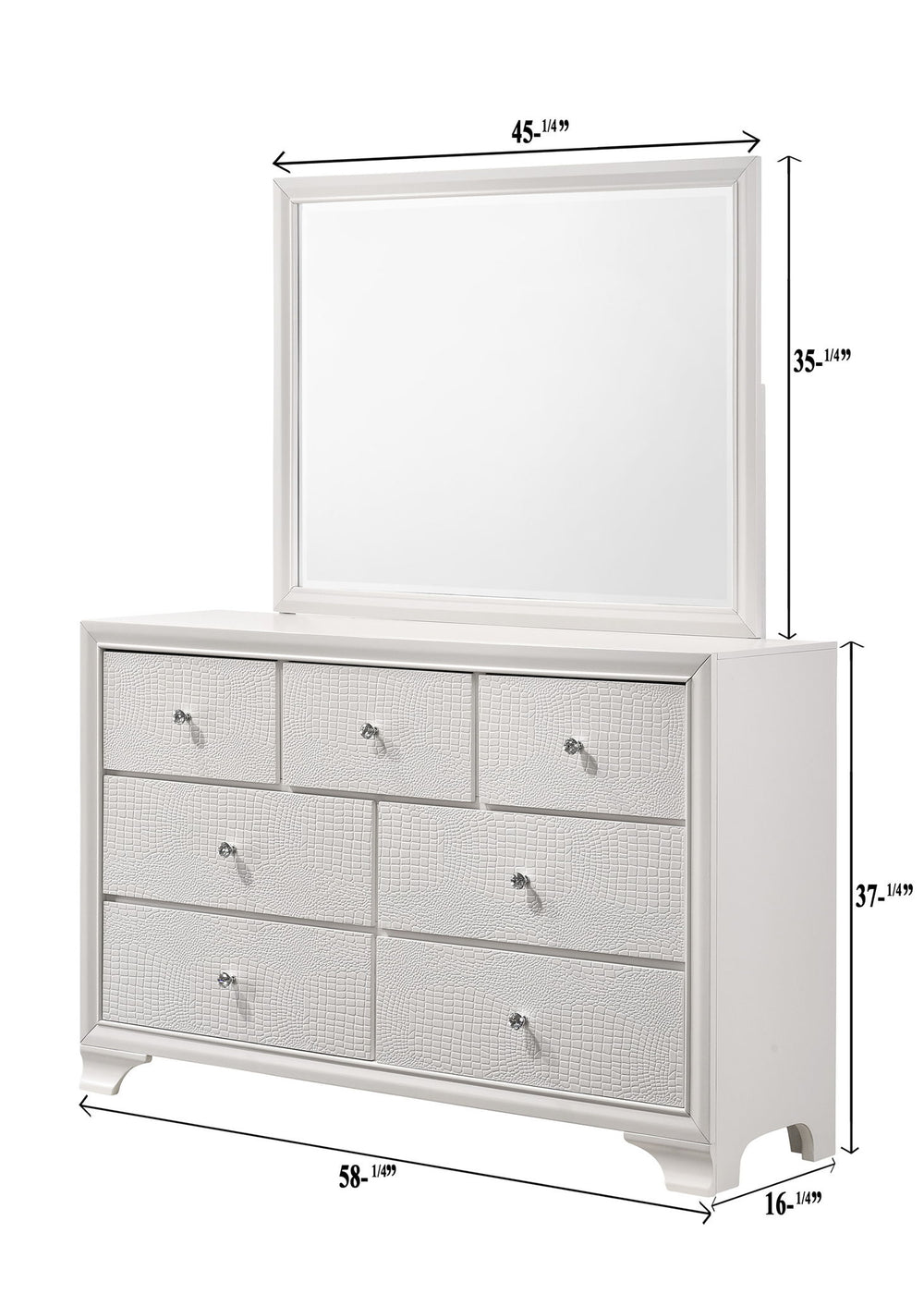 Lyssa - Dresser - White