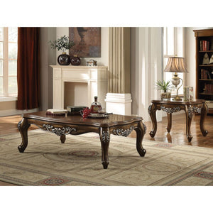 Latisha - Coffee Table Antique Oak Wood Top