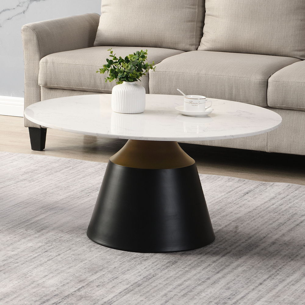 Jaramillo - Table White Natural & Black Coffee Tables