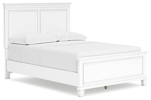 Fortman - Panel Bed White Full None