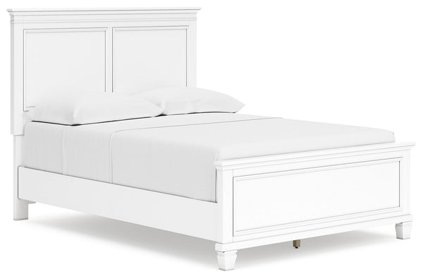 Fortman - Panel Bed White Full None