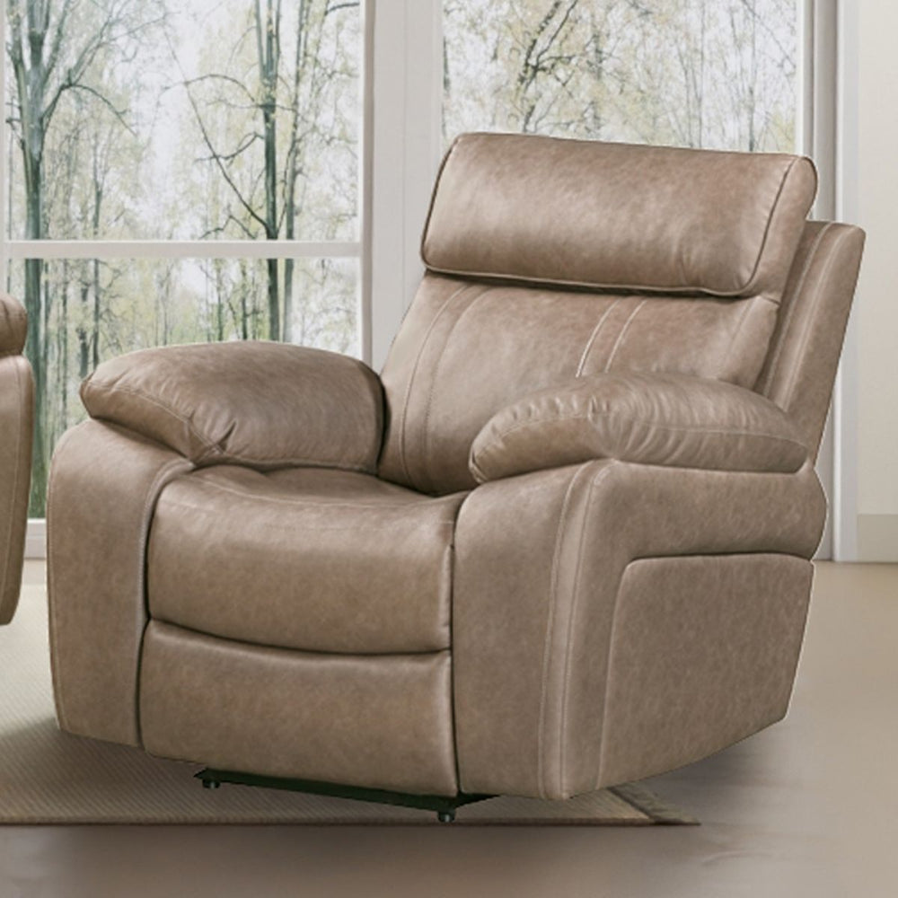 Theon - Glider Recliner Dark Brown 1 Piece