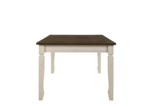 Fedele - Dining Table - Weathered Oak & Cream