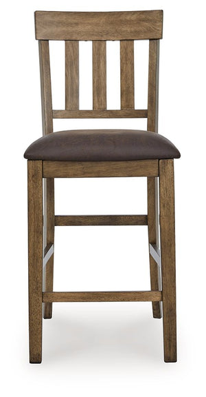 Urbinforte - Upholstered Barstool (Set of 2) - Light Brown