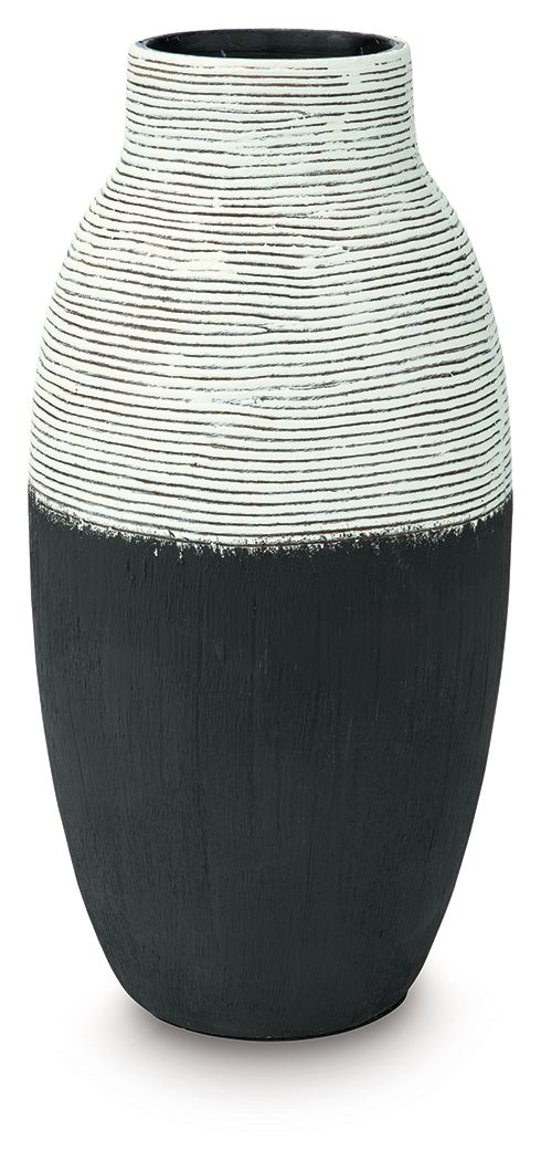 Girtha - Vase Black 8"W x 8"D x 16"H