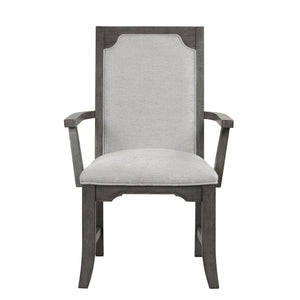 Lisbon - Dining Arm Chair (Set of 2) - Gray