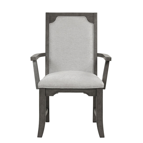 Lisbon - Dining Arm Chair (Set of 2) - Gray