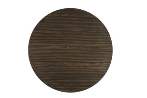 Cityscape - Round Dining Table - Dark Brown