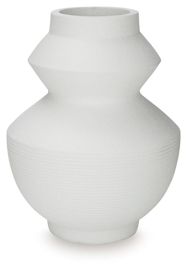 Naveen - Vase White 10"W x 10"D x 14"H