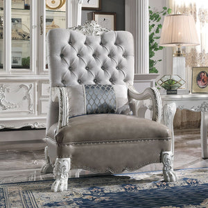 Dresden - Chair w/1 Pillow Bone White