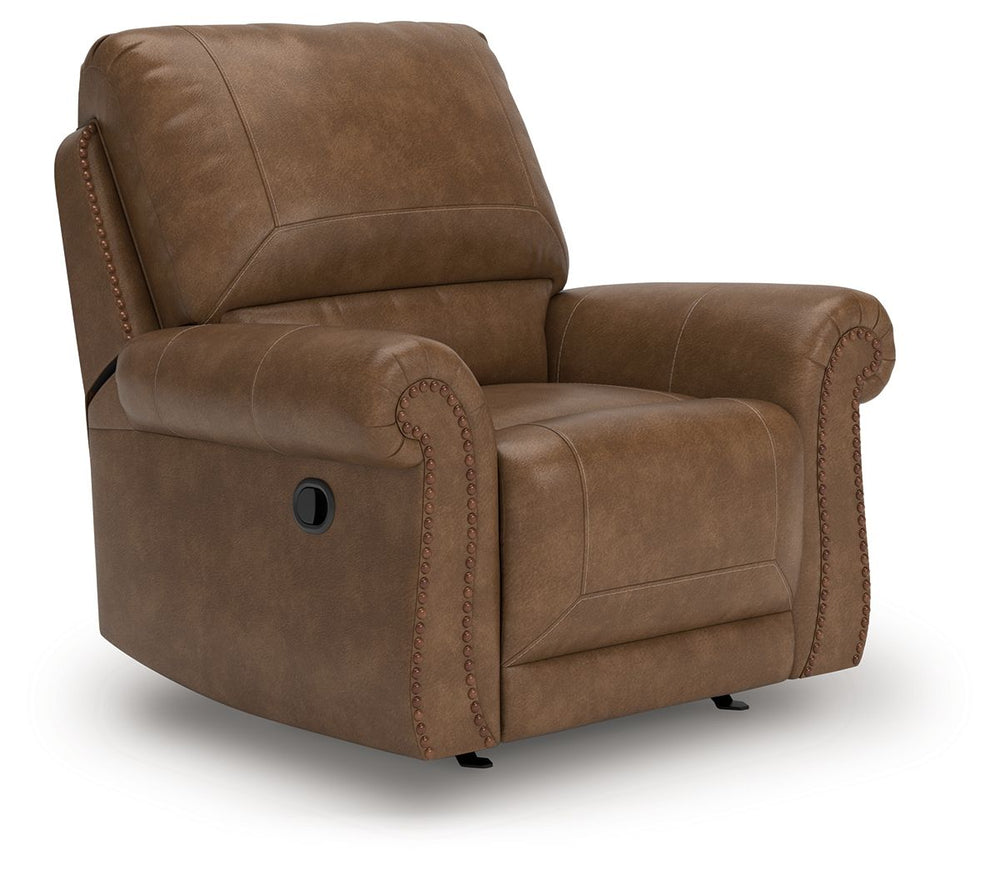 Chasemore - Swivel Glider Recliner Dark Brown