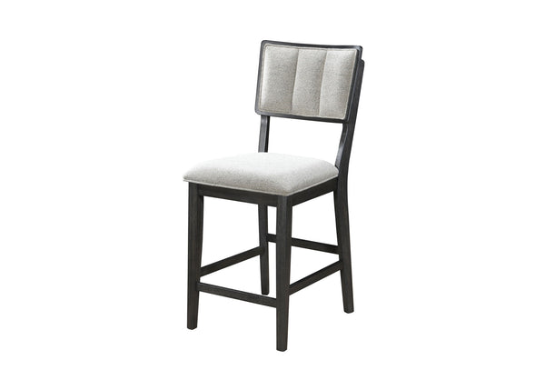 Cline - Counter Height Chair (Set of 2) - Charcoal / Gray