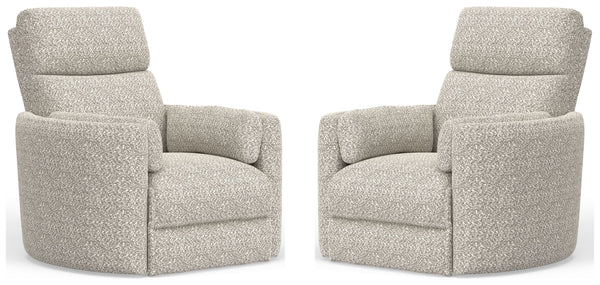 Radius - Power Swivel Glider Recliner (Set of 2)