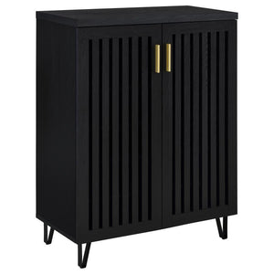 Brixton - 2-Door Entryway Shoe Storage Cabinets Black