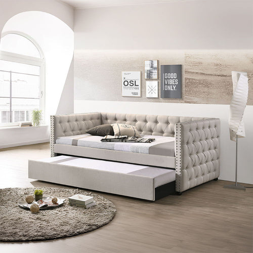 Romona - Daybed & Trundle Beige Twin
