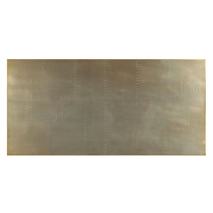 Jennavieve - Executive Writing Desk - Gold Aluminum