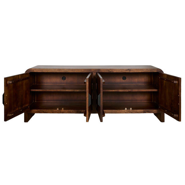 Portico - 78" Console - Warm Brown