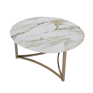 Zaidee - Coffee Table - Sintered Champagne