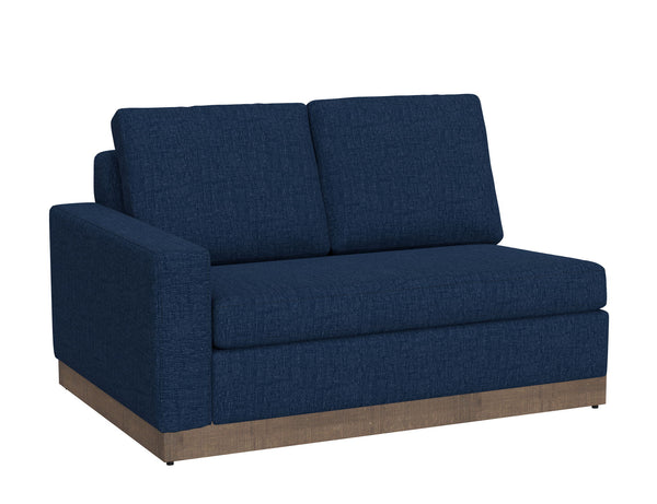 Georgia - Loveseat Blue Left Arm Facing