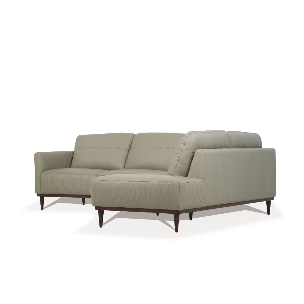 Tampa - Sectional Sofa Light Gray Right-Arm Facing