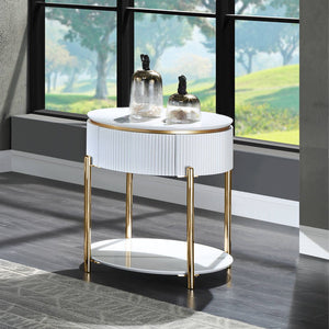 Daveigh - Table White End Tables