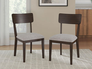 Mallenette - Dining Upholstered Side Chair (Set of 2) - Merlot