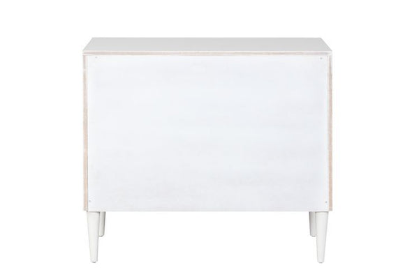 Dubni - Accent Table - White & Black Finish