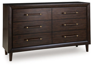 Dantenton - Dresser Dark Brown Dressers
