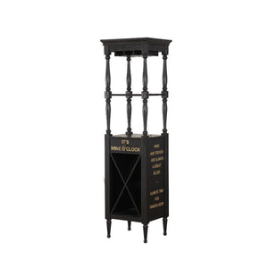 Anthony - Wine Cabinet Antique Black