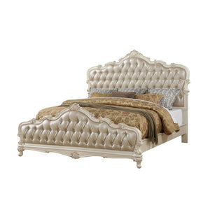 Chantelle - Bed Pearl White Queen