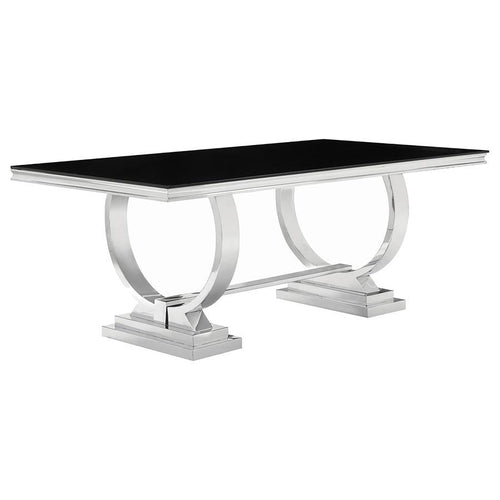 Antoine - Rectangle Dining Table Black