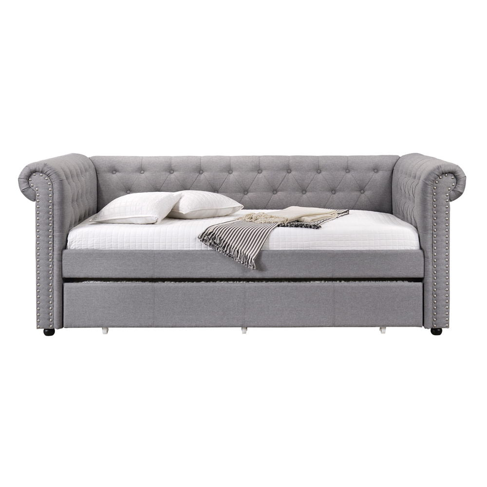 Justice - Daybed & Trundle Smoke Gray Twin