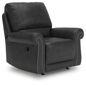 Chasemore - Swivel Glider Recliner Dark Gray