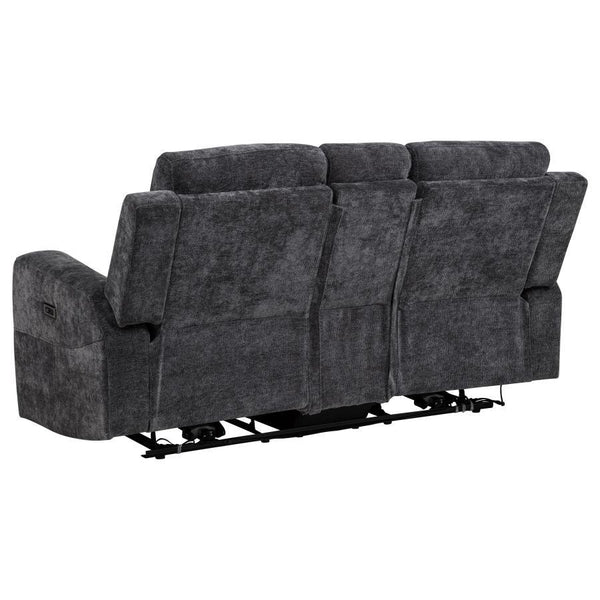 Kennett - Chenille Upholstered Power Reclining Loveseat