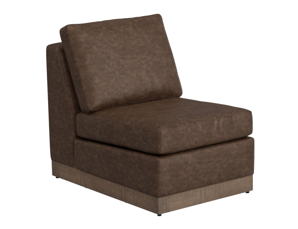Georgia - Armless Chair Dark Gray