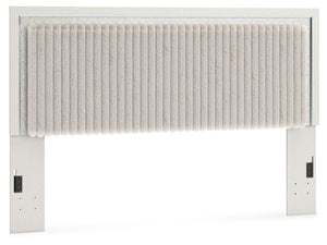 Zuraleus - Upholstered Panel Headboard White King